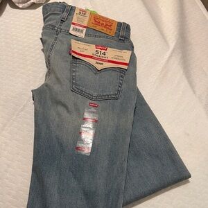 Levi's Light Blue 514 Straight Jeans